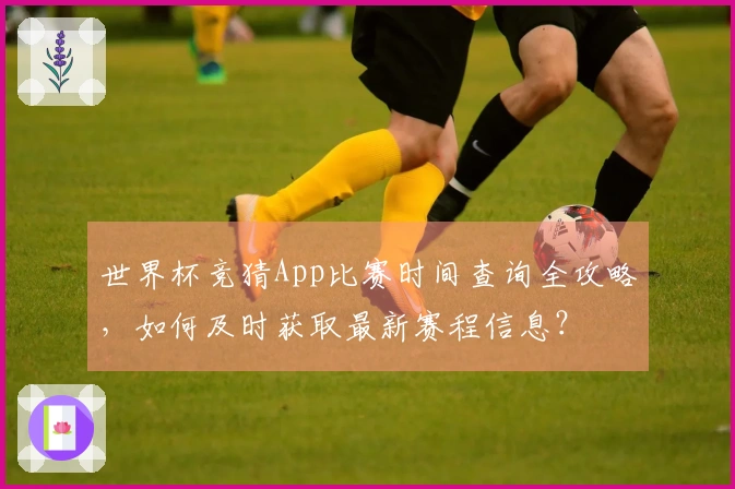 世界杯竞猜App比赛时间查询全攻略，如何及时获取最新赛程信息？